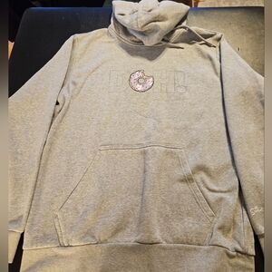 Adidas x The Simpsons "D'oh" Donut Hoodie in heather gray Medium